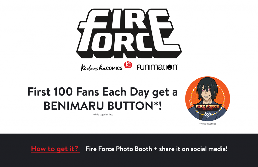 Take A Picture With Fire Force Company 8 At Anime Weekend Atlanta November 1 3 Kodansha Comics